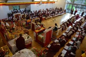 View of the shrine room