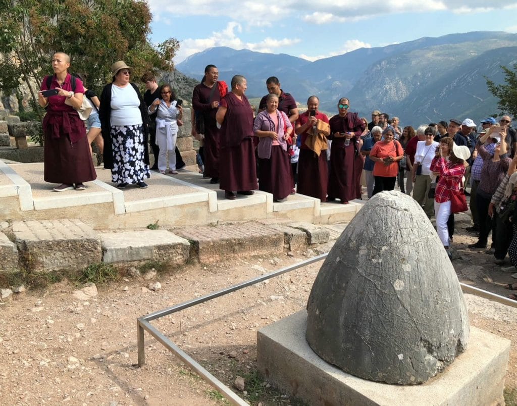 Excursion to Delphi, Mahasangha 2018 in Greece