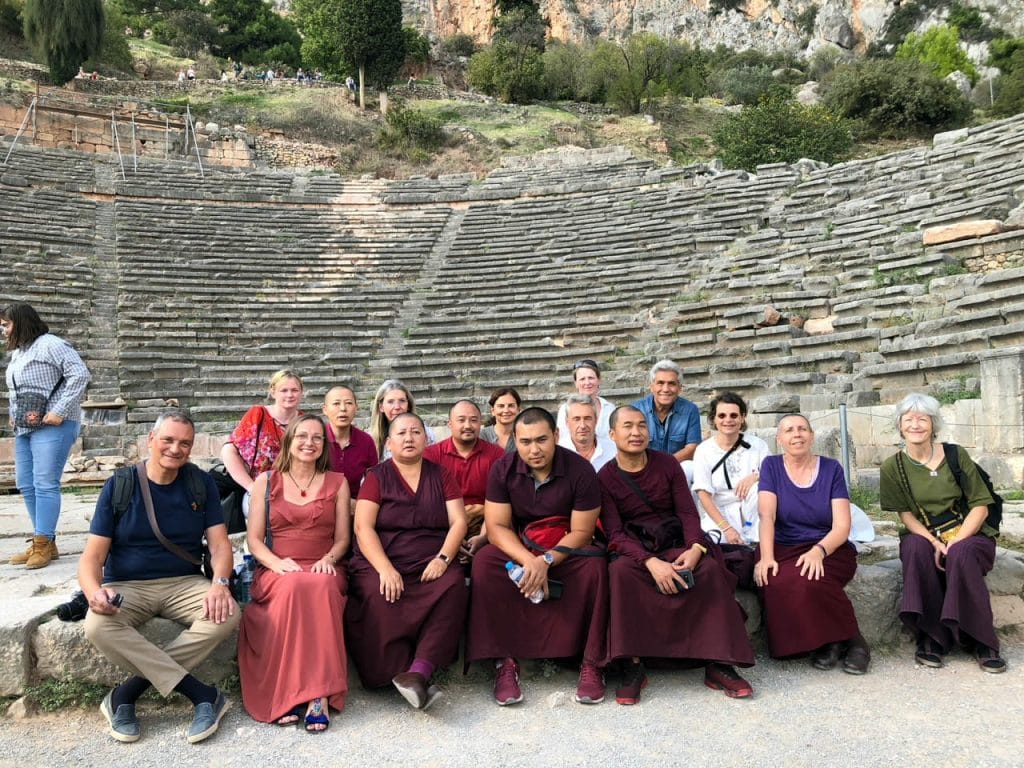 Excursion to Delphi, Mahasangha 2018 in Greece