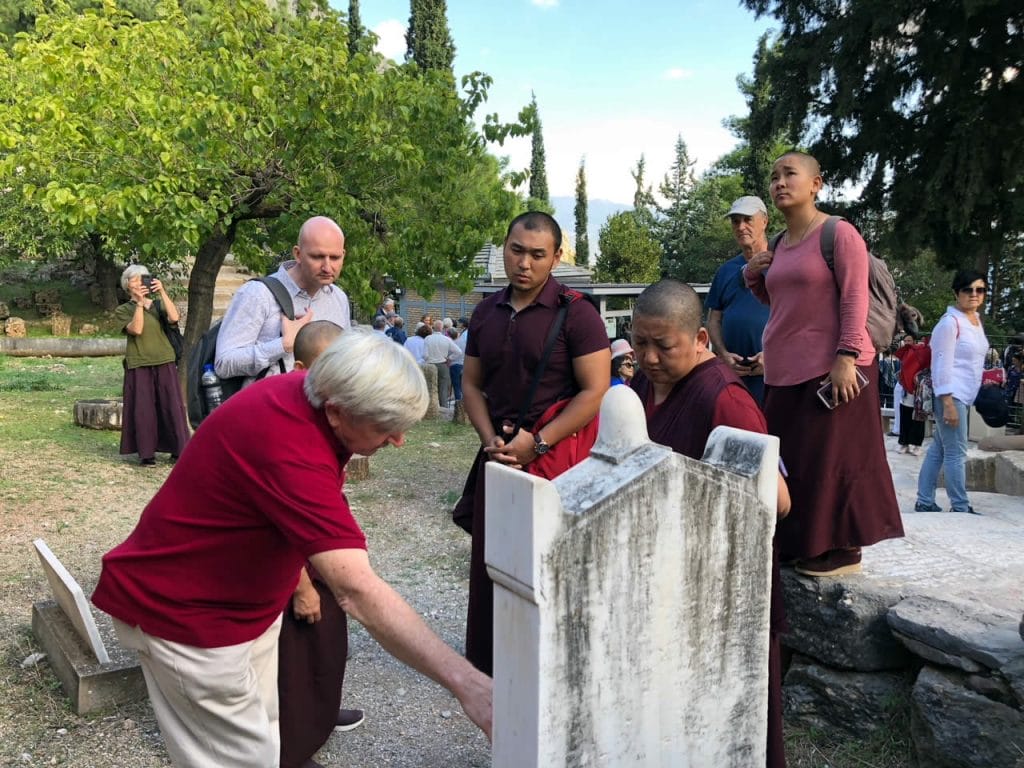 Excursion to Delphi, Mahasangha 2018 in Greece