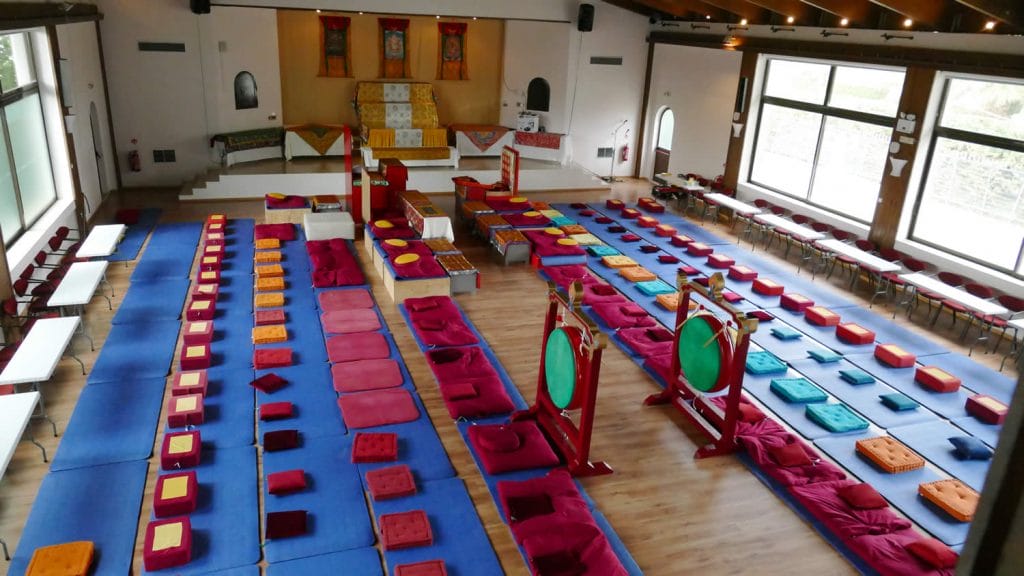 Shrine Room for Minling Dorsem Drubch&ouml;, Mahasangha 2018 in Athens