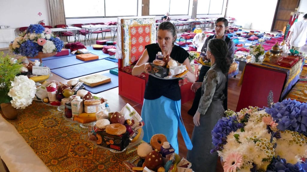 Preparing for Minling Dorsem Drubch&ouml;, Magasangha 2018 in Athens